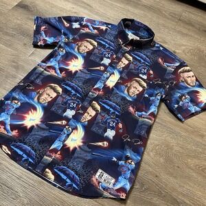 RSVLTS Josh Donaldson MLBPA Bringer Of Rain Button Up Shirt Men Size Large Twins